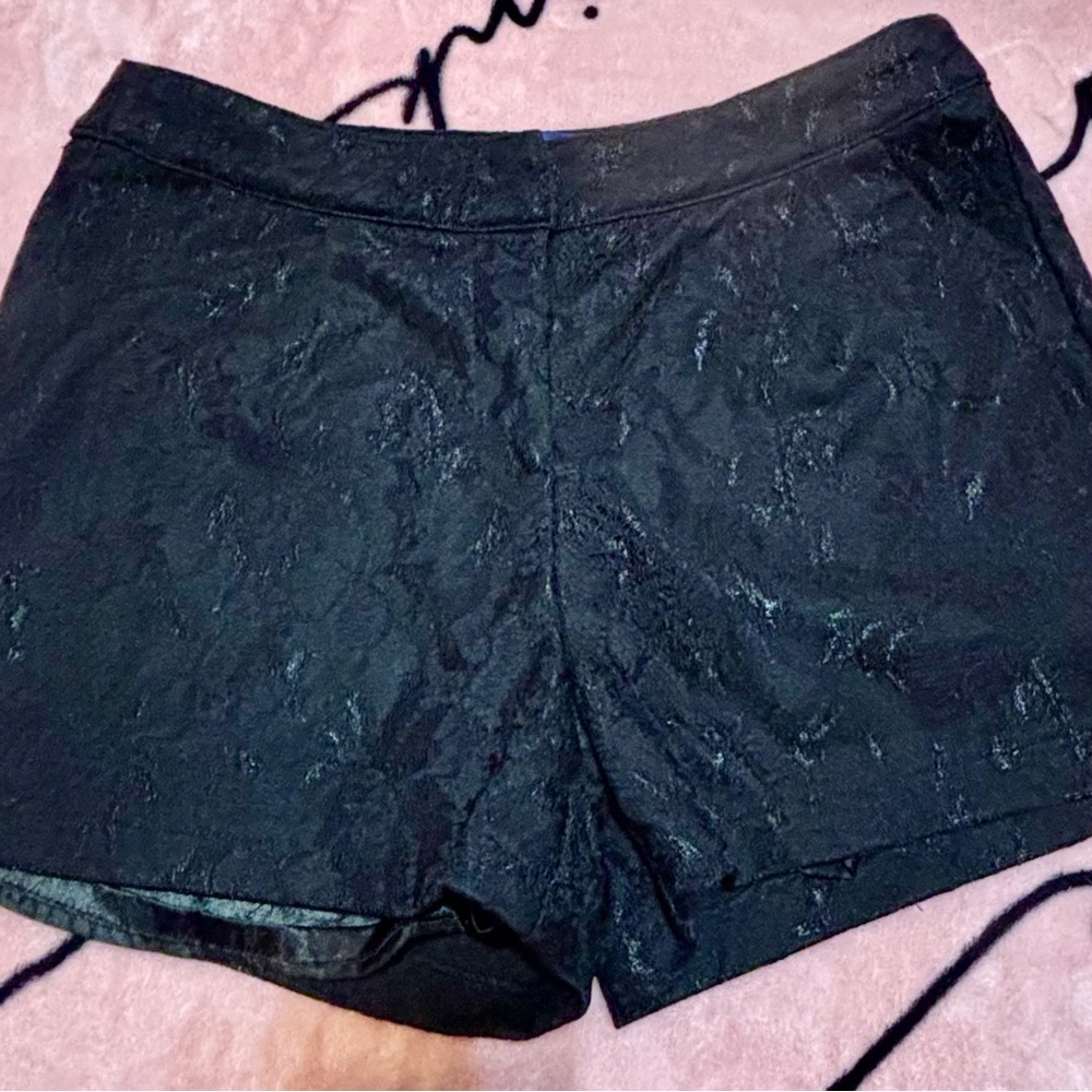 Blue Rain Elegant Black High Waist Shorts